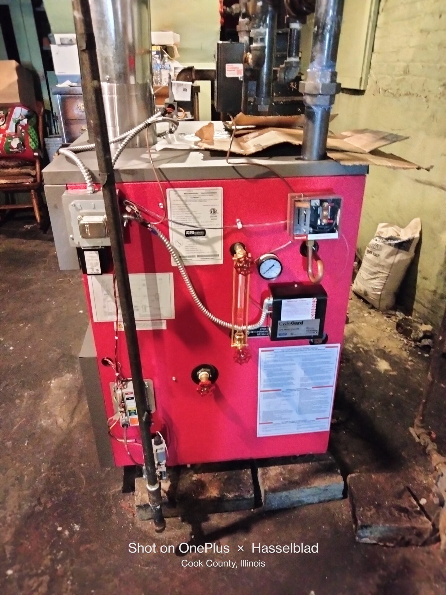 steam boiler