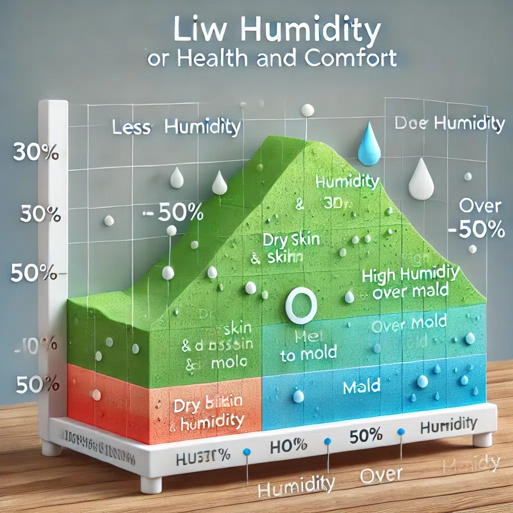 humidity comfort chart