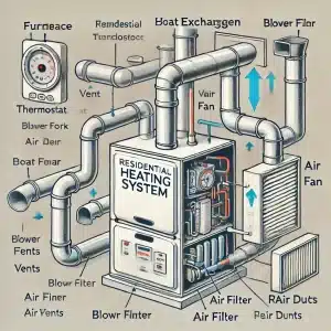 Basic Components of a Residential Heating System